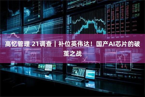 高忆管理 21调查｜补位英伟达！国产AI芯片的破茧之战