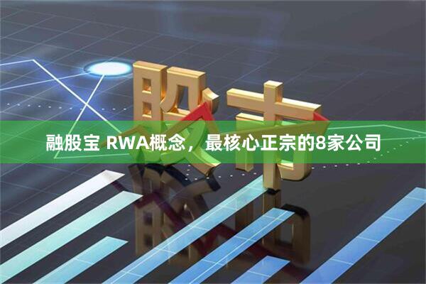 融股宝 RWA概念，最核心正宗的8家公司