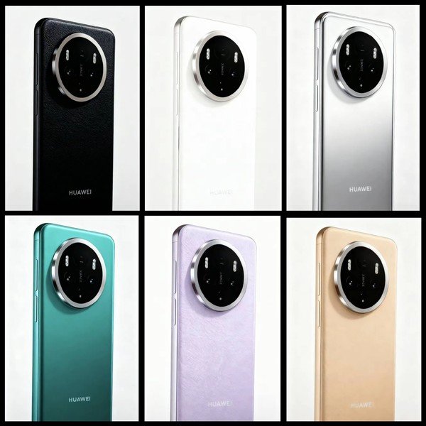 九连阳 华为Mate 80系列渲染图曝光：延续圆形模组 配色达6款