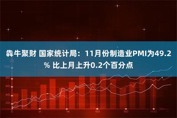 犇牛聚财 国家统计局：11月份制造业PMI为49.2% 比上月上升0.2个百分点
